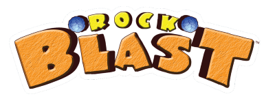 Rock Blast title screen for Nintendo DS